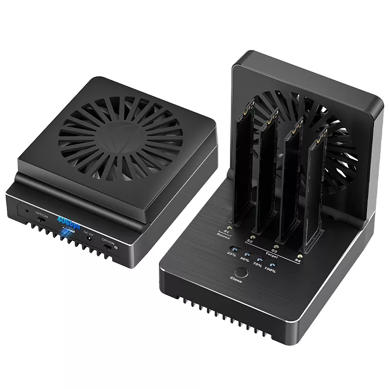 4 bay 40Gbps nvme docking duplicator